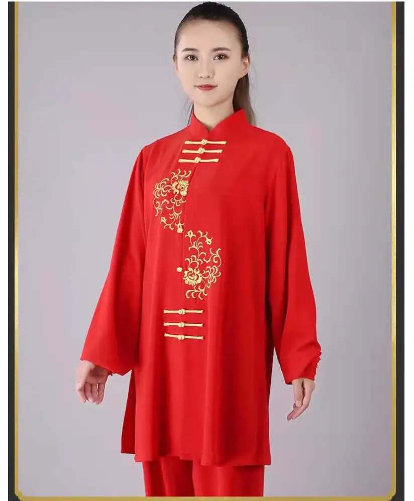 High Quality Tai chi Uniform Chinese Classic Wushu Kung fu Clothing Adults Men Woman Martial arts Wing Chun Suit taiji clothing