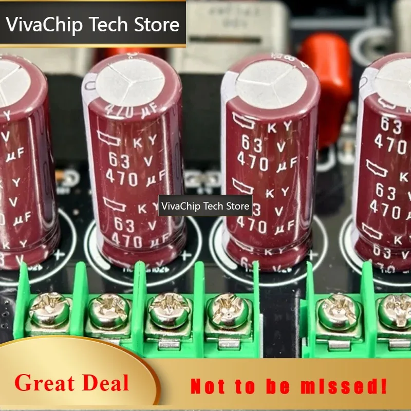 VivaCT2 Channel 600W+600W Class D Digital Power Amplifier TPA3255 Fever High Power Amplifier Board