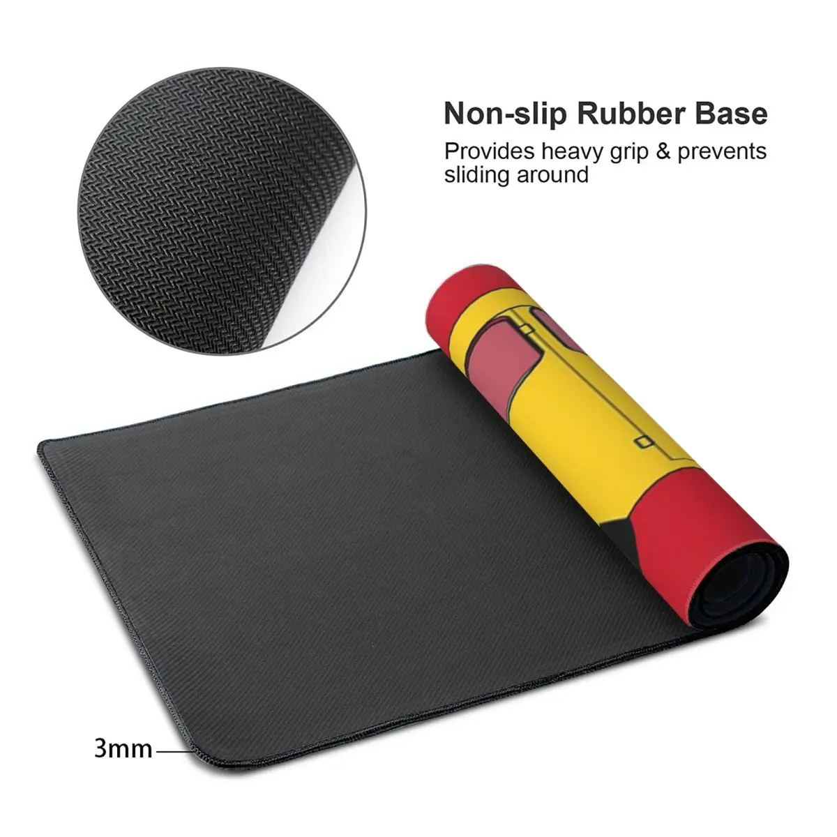 Ghana- Trotro Bus Large Mouse Pad Computer Keyboard Mouse Mat Gaming PC Laptop Desk Mat Office Accessories Table Mats