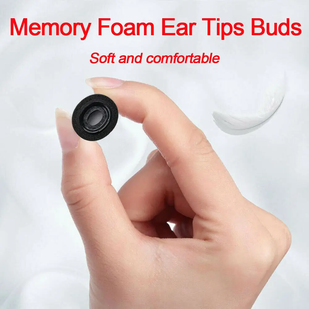 1/3Pair Memory Foam Ear Tip for AirPodsPro Noise Reduction Earplug Protective Sleeve Replacement Eartip For Apple Air Pods Pro