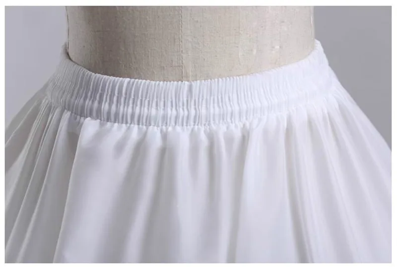 Nuovo Commercio All'ingrosso di Larghezza 4 Hoops 1 Strato di Tulle Petticoat Per Abito di Sfera Crinolina Underskirt Accessori Da Sposa Jupon Mariage