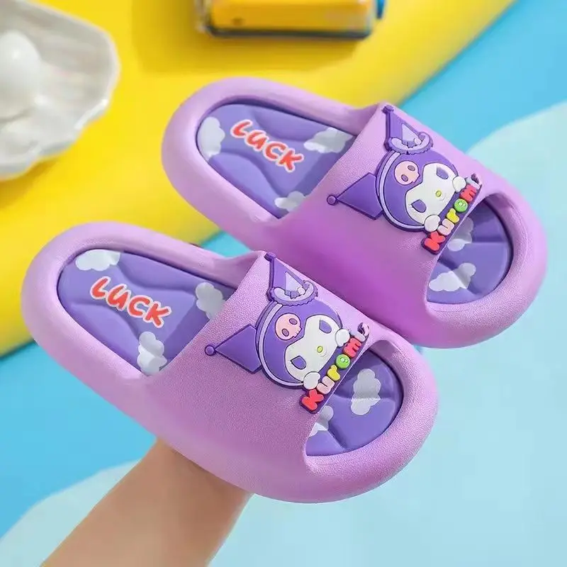 

Sanrios child slippers summer Princess style girl Cartoon My Melody Anti-slip Leisure Soft bottom indoor sandals Comfortable