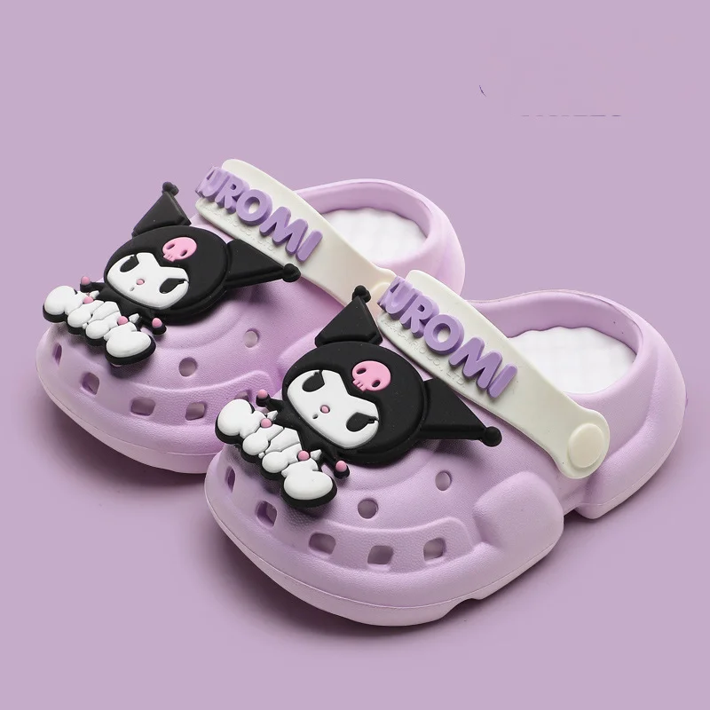 

Sanrio Children Hello Kitty Garden Shoes Kawaii Kids Kuromi Sandal Beach Shoes Slippers Home Shoes Casual Shoes Cartoon Anime