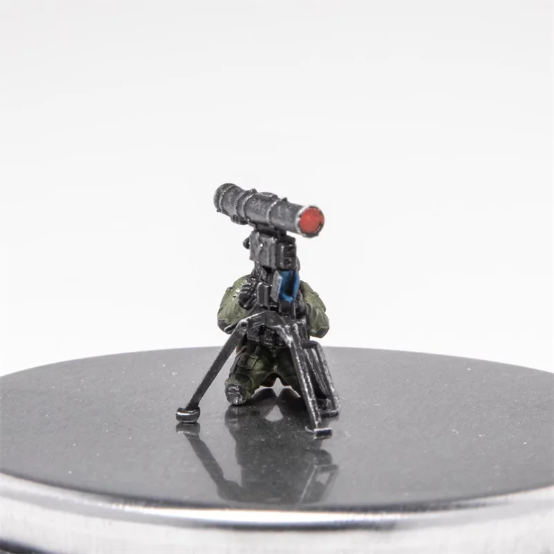 Modèle en résine peint à l'échelle 1:72, 4 pièces, soldats des Forces spéciales russes, figurine d'action, accessoires de scène à faire soi-même, jouets d'exposition de Collection