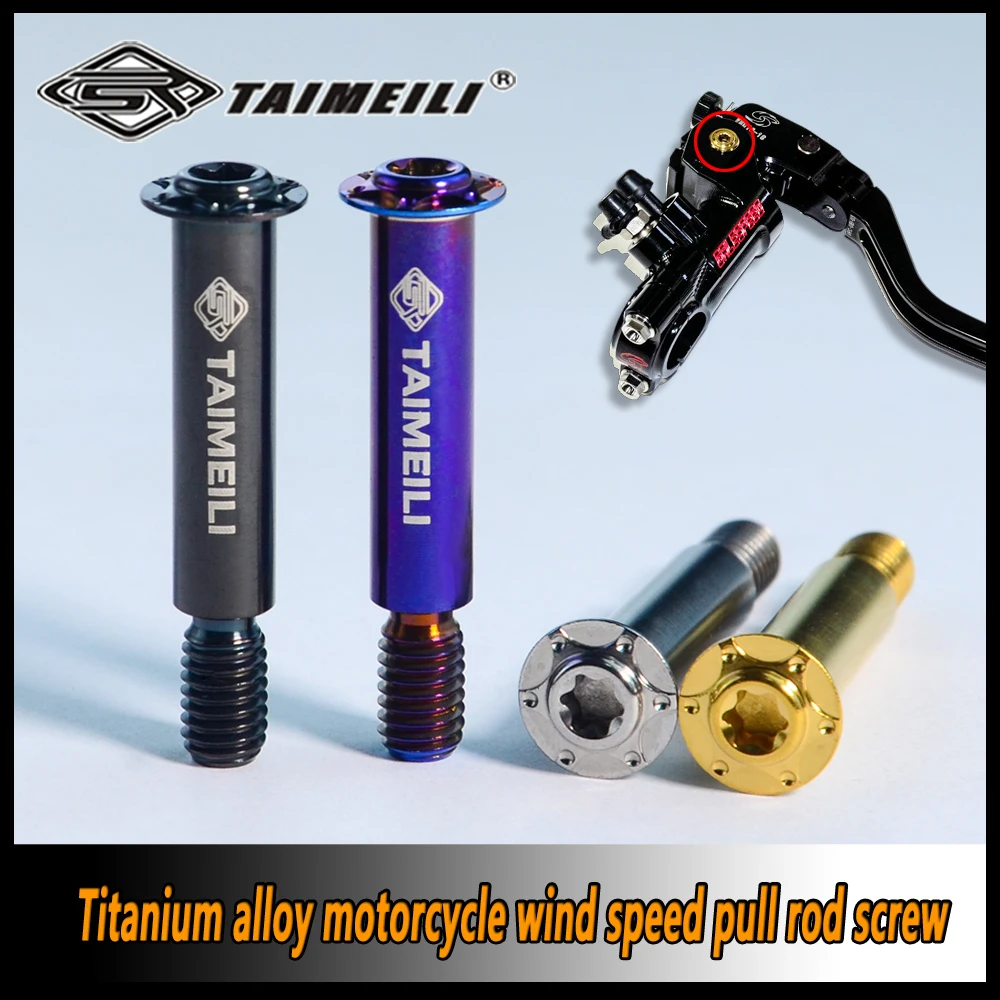 TAIMEILI Titanium alloy brake pump angle screw suitable for GALESPEED brake pumps