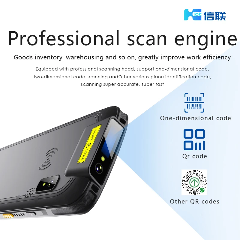 5G Rugged Handheld PDA Android 15 Sunlight Readable Display 1D/2D/QR Code IP65 Waterproof Handheld Terminal PDAS