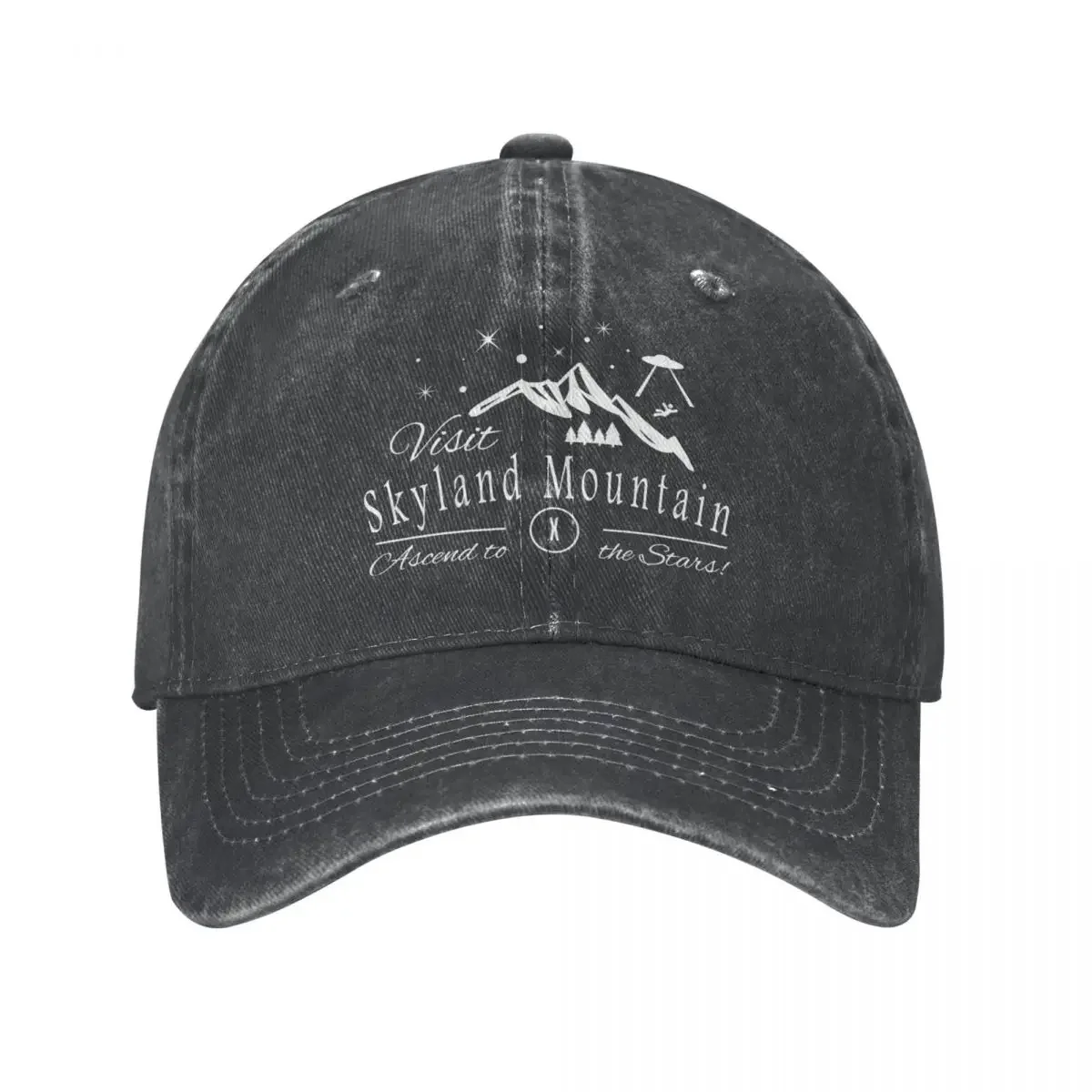 Skyland Mountain Unisex Baseball Caps Distressed Cotton Hats Cap Vintage Outdoor Running Golf Adjustable Fit Sun Cap