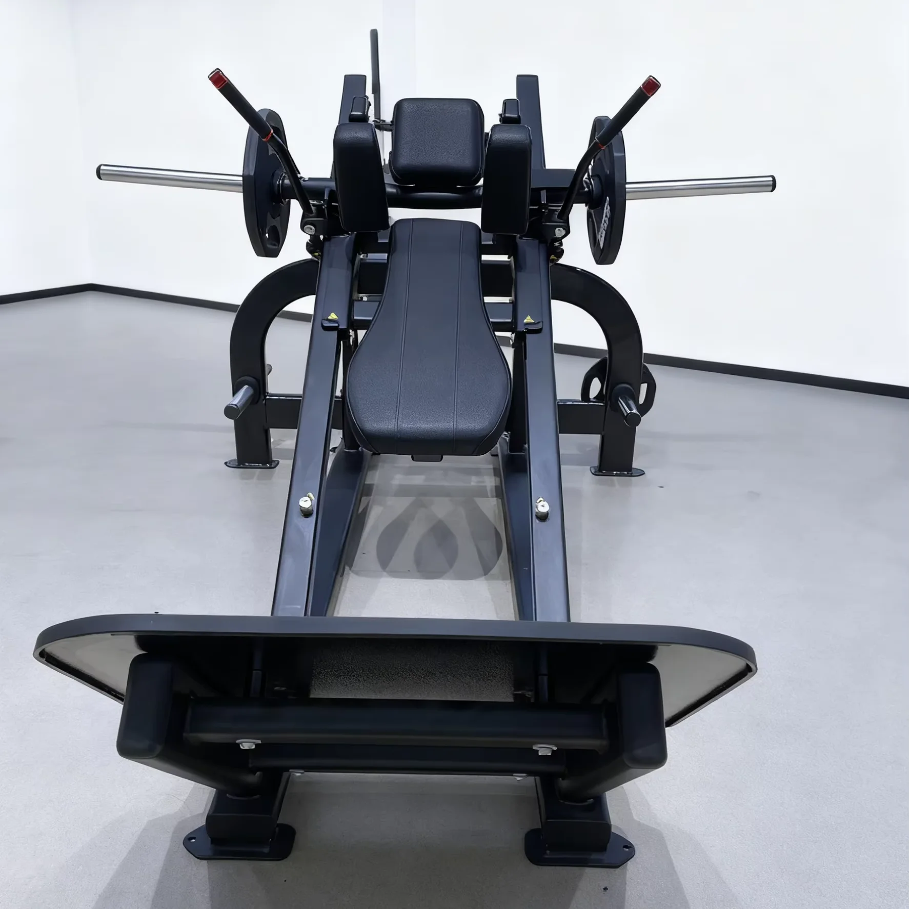 

Профессиональный тренажер для ног с дисковой нагрузкой: пресс для ног, машина для хак-приседаний, стальное оборудование для силовых тренировок в спортзале