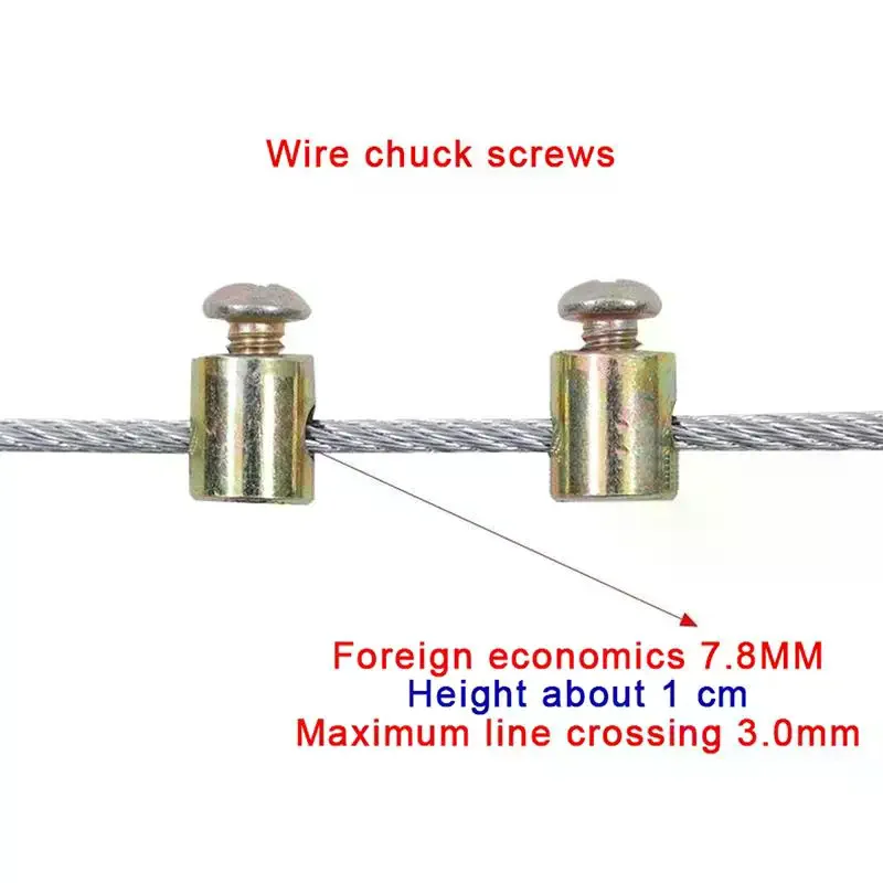 

Universal Throttle Cable Nipple Screw Metal Stopper Pack of 10 for Kart Bike Mower Restoration Parts