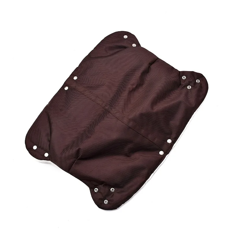 Sarung Tangan Hangat untuk Kereta Dorong Bayi - Penutup Tangan Anti-Dingin Berbahan Plush Tahan Angin, Sarung Tangan Tebal Berlapis Fleece untuk Kereta Dorong Balita