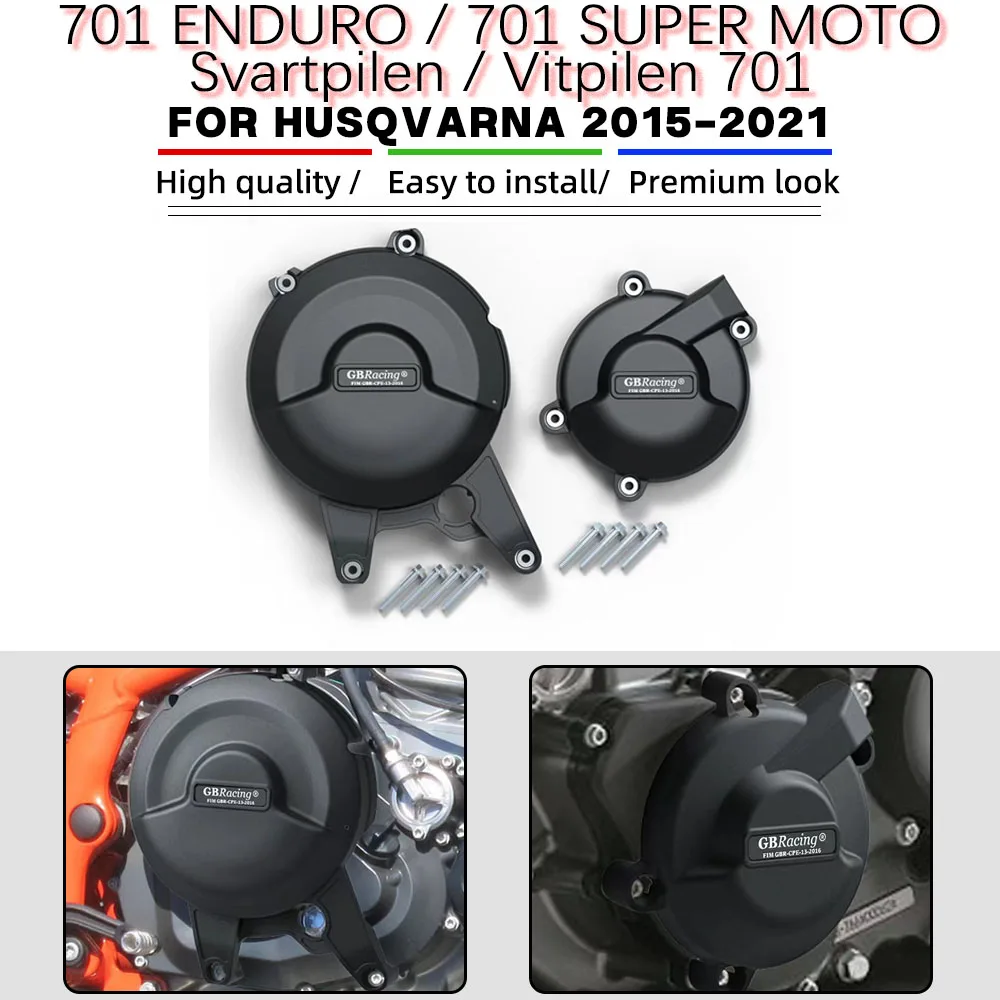 

For HUSQVARNA 701 Svartpilen/Vitpilen/ENDURO 2015 2016 2017 2018 2019 2020 2021 For GBRacing Motorcycles Engine Protection Cover