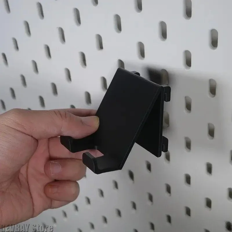 

Durable Plastic Perforated Board Hook Thick Design Pegboard Accessory Multifunctional Mobile Phone Stand Home Storage Organizer