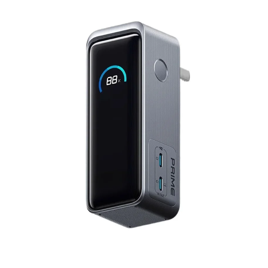 2-in-1 Charger 10000mAh 65W Fast Charging with Plug Power Bank