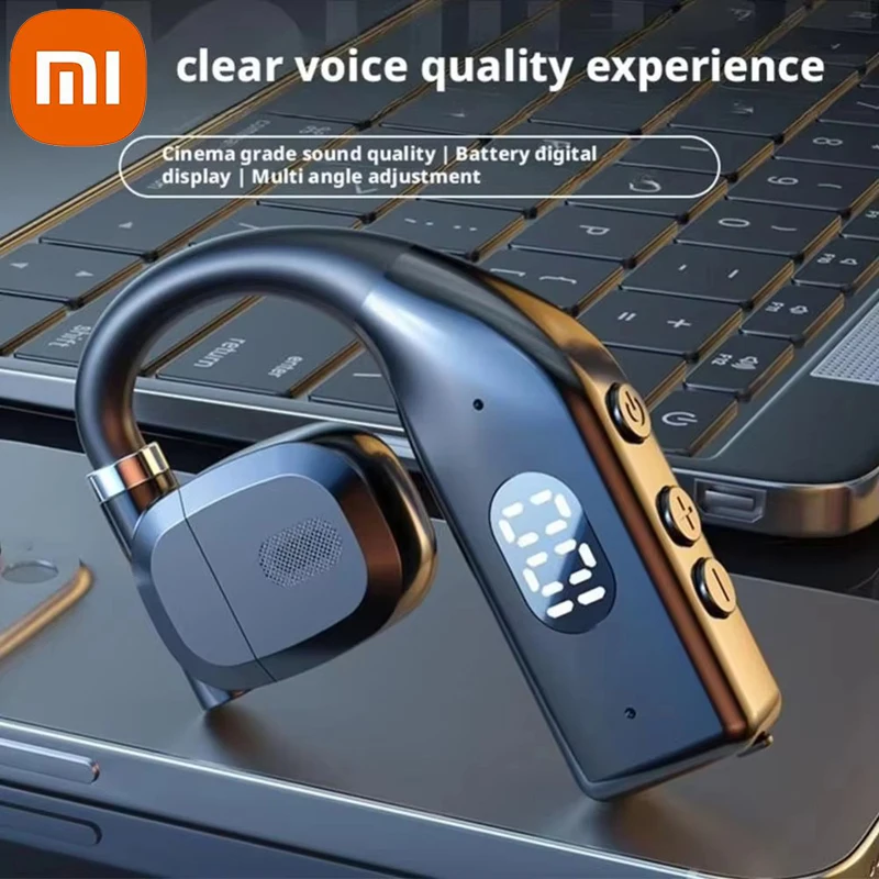 NOVOS Fones de Ouvido Bluetooth Sem Fio com Design de Gancho para a Orelha, Bluetooth 5.4, Redução de Ruído, Som Estéreo com Microfone, Headset para Jogos 2026