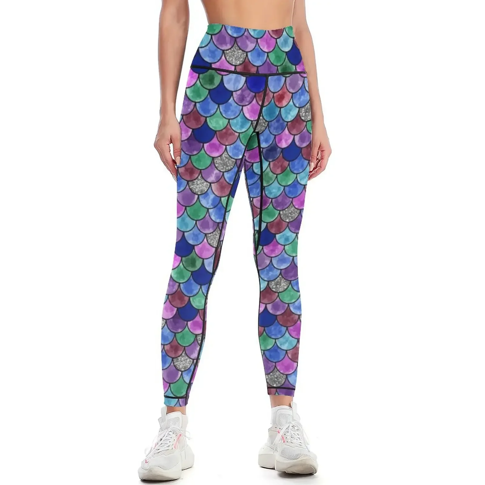 

Rainbow Fish Leggings leggins push up woman Women's sports sports for push up legings for fitness Womens Leggings