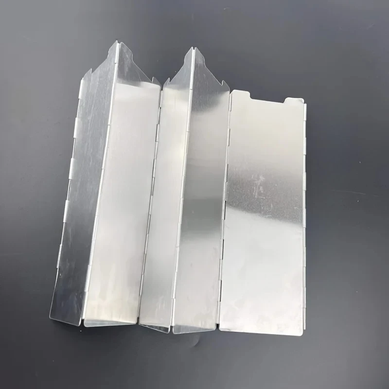 Outdoor Camping Multifunctional Stove Wind Deflector Portable Ultra Light Aluminum Alloy Foldable image 3
