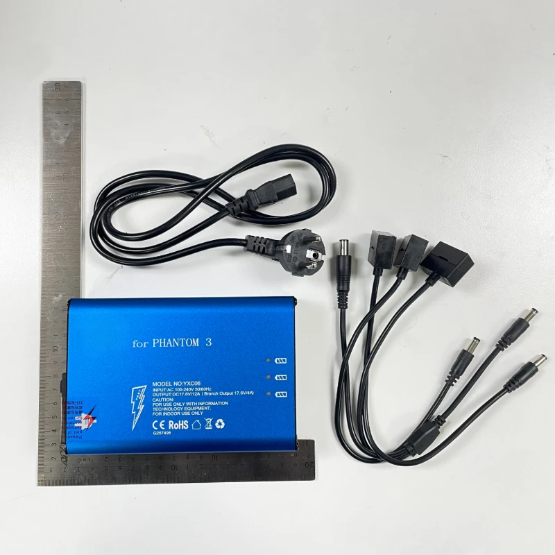 sostituzione-dell'hub-caricabatteria-phantom-3-4-in-1-puo-caricare-3-batterie-contemporaneamente