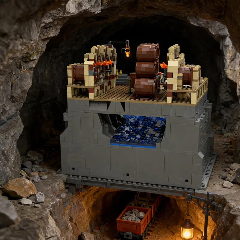 1897 PCS City Engineering The Barrel Escape Part 1 MOC Aanpasbare modulaire bouwsteen Creatief ontwerp DIY Festival Speelgoedcadeau