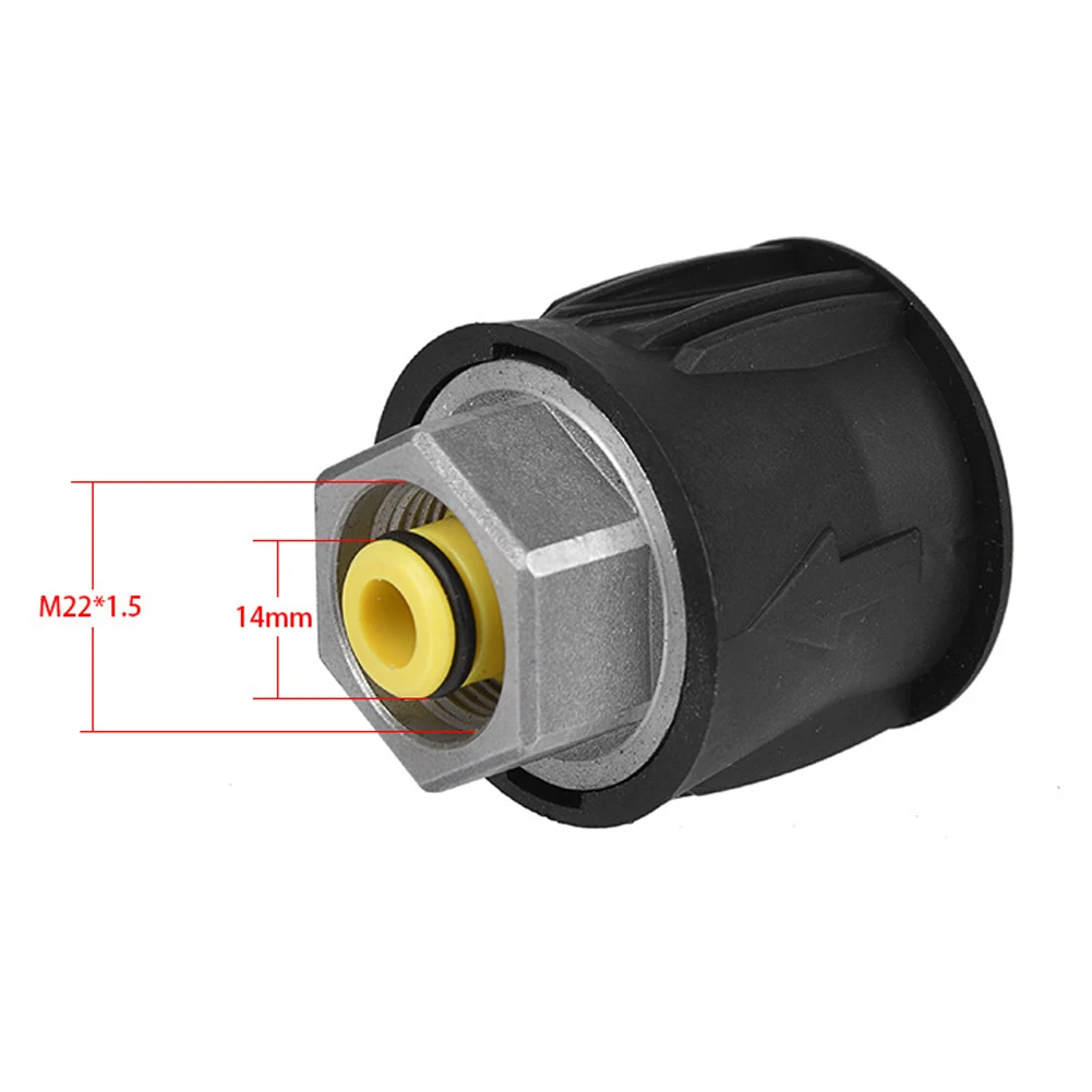 For Bosch Nilfisk Lavor Parkside Karcher Patriot Daewoo High Pressure Washer Outlet Hose Adaptor Hose Connecter To M22 Spray Gun