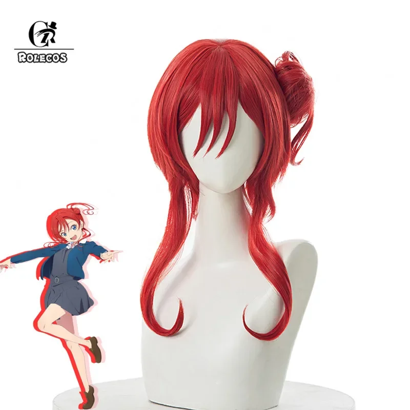 Женский парик для косплея ROLECOS, термостойкий синтетический, с аниме Love Live Superstar Yoneme Mei Женский парик для косплея ROLECOS, термостойкий синтетический, с аниме Love Live Superstar Yoneme Mei