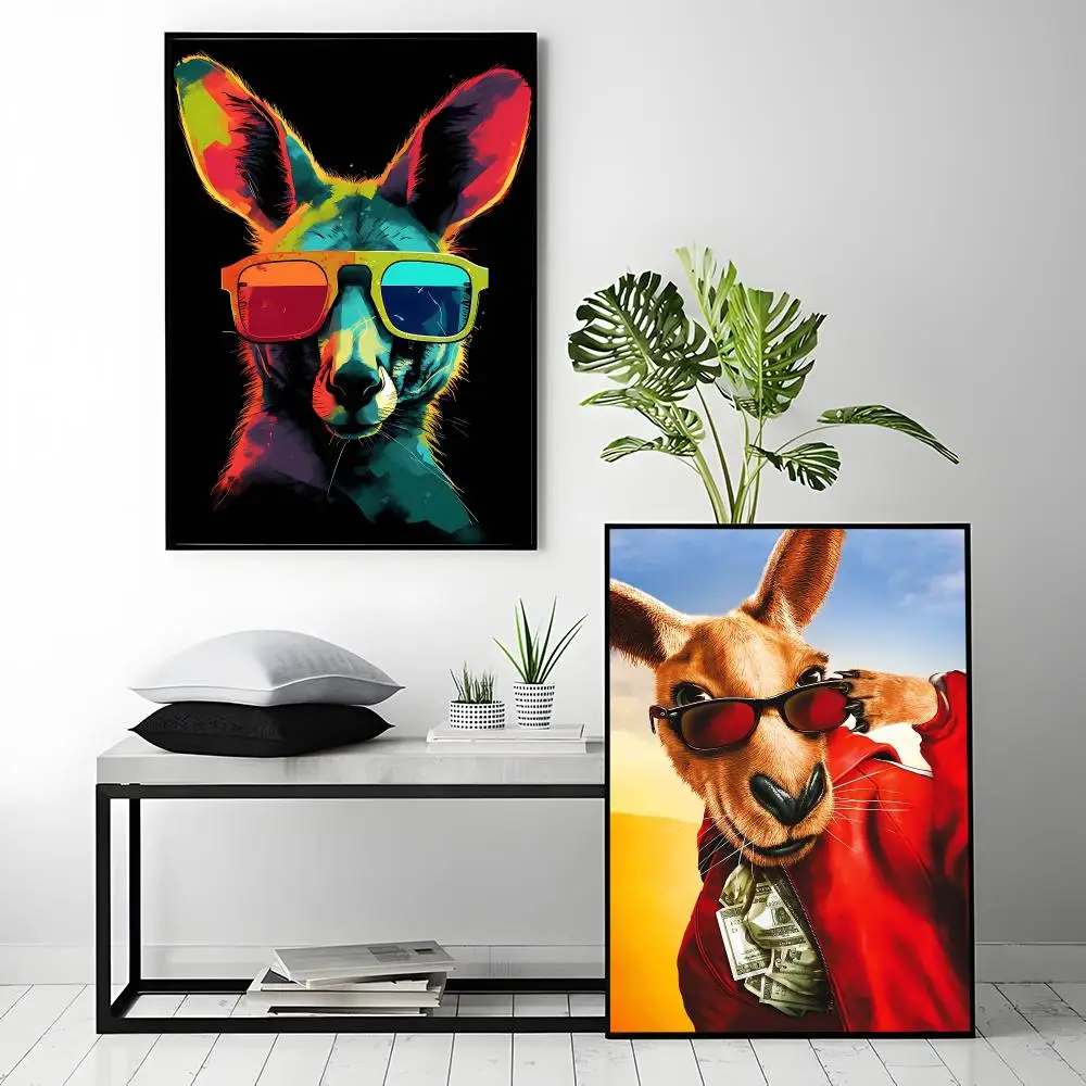 Cute kangaroo Poster Hot Item,  New Fashion, High Quality,Poster, Wall Art, Home Decor,Custom art,HD