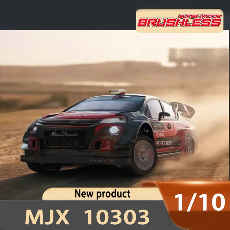 

MJX Новый 10303 Лидер продаж Citroen C3 Drift Car Раллийный автомобиль 70 км/ч Полный привод Бесщеточный RC Высокоскоростной автомобиль с дистанционным управлением RTR