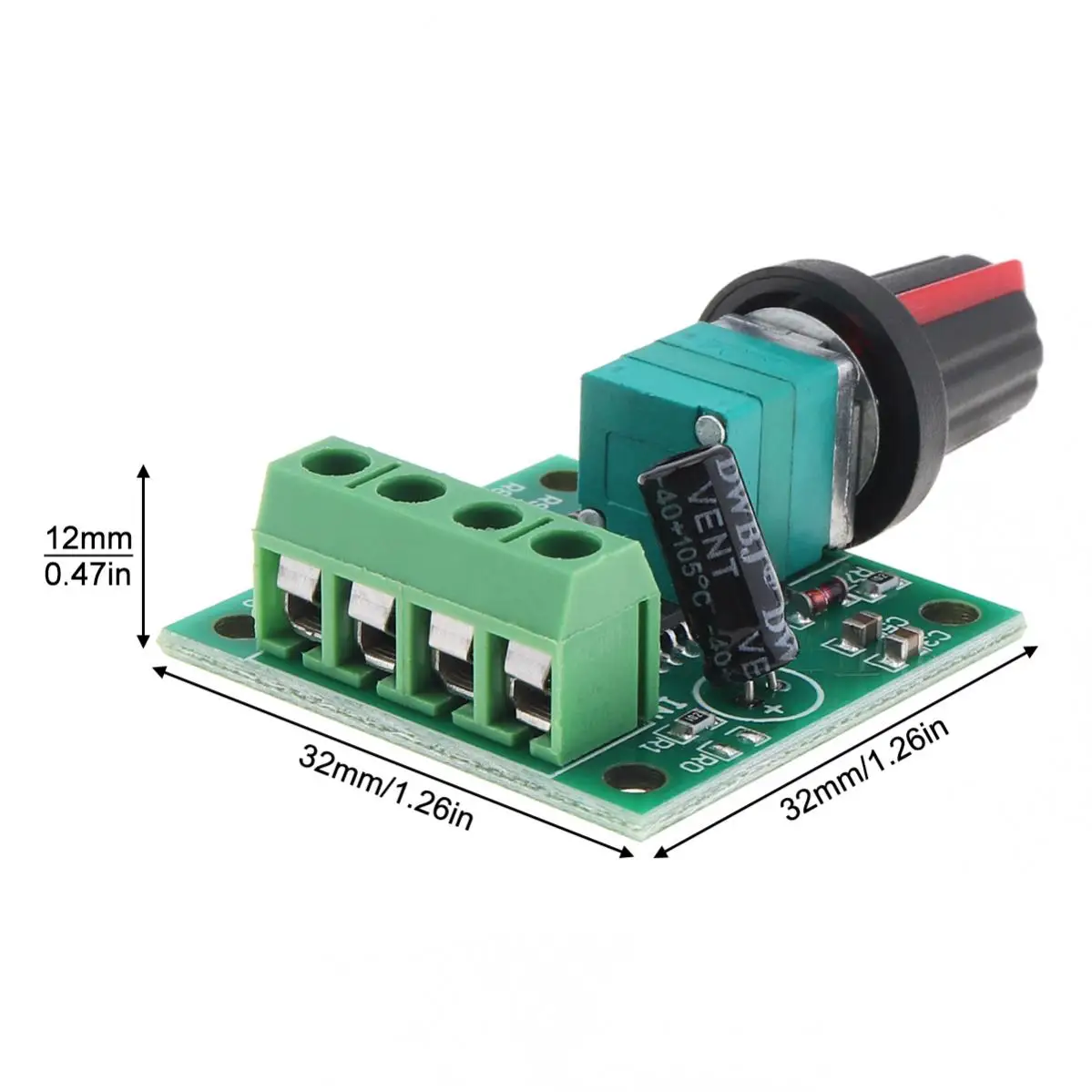 PWM Motor Speed Controller Low Voltage DC Motor Speed Control Switch  Adjustable Drive Module