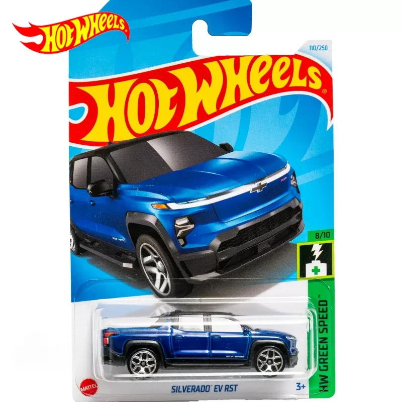 Hot Wheels-coche Silverado EV RST para niños, vehículo fundido a presión, camión 72, Colección Chevy LUV, regalo de cumpleaños, 1/64