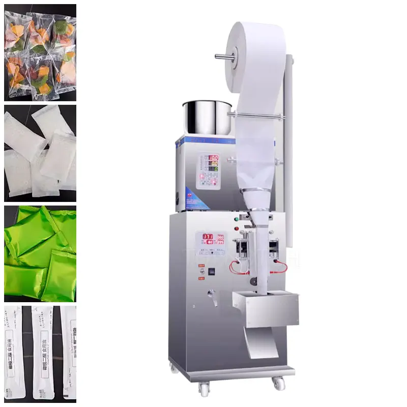 

Food Coffee Bean Grain Automatic Weighing Packaging Machine Powder Bag Three Side Seal Filling Packaging Machine