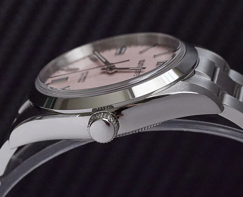 Scutumette S067 Klassische Herren-Automatikuhr mit festlichem Zifferblatt, luxuriöse Modeuhr, Edelstahl-Business-Armbanduhr als Geschenk – Detail 10