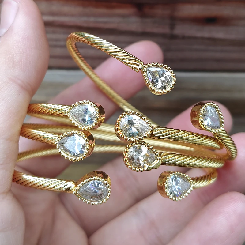 Bangles For Women Nigerian Jewelry Bead Gold Color Bracelets Nigerian Bracelet