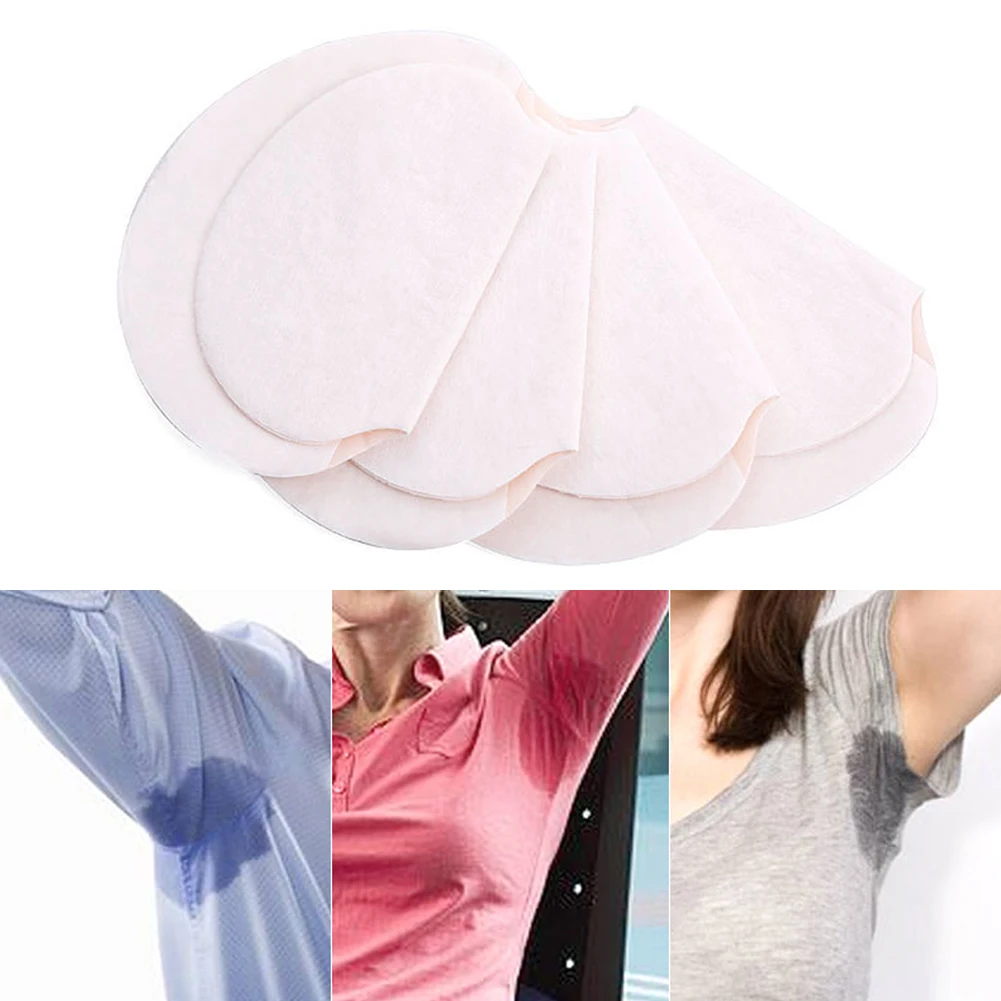 50pcs Underarm Absorbing Shield Non-woven Disposable Underarm Anti Sweat Sheets Self-adhesive Ultra-thin for Men Women