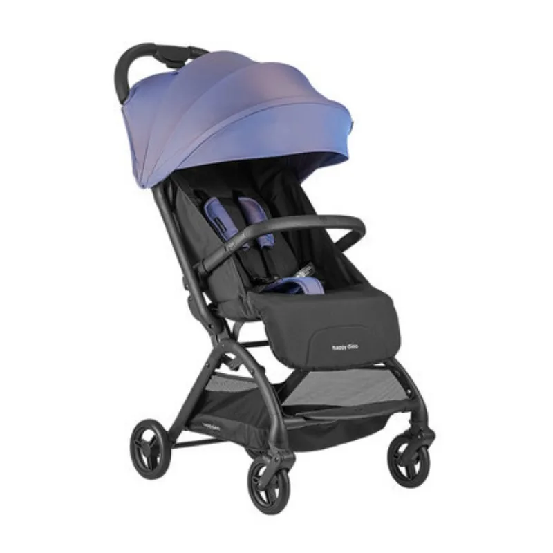 The baby stroller can be folded lightly and can be sat on a flat baby\'s stroller pocket cart.