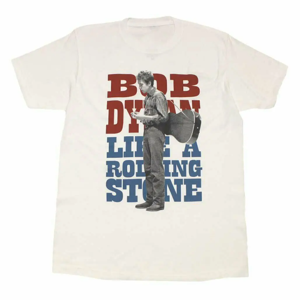 Vintage Bob Dylan Guitar Men T-shirt White Cotton Unisex All Sizes S-4XL YY469