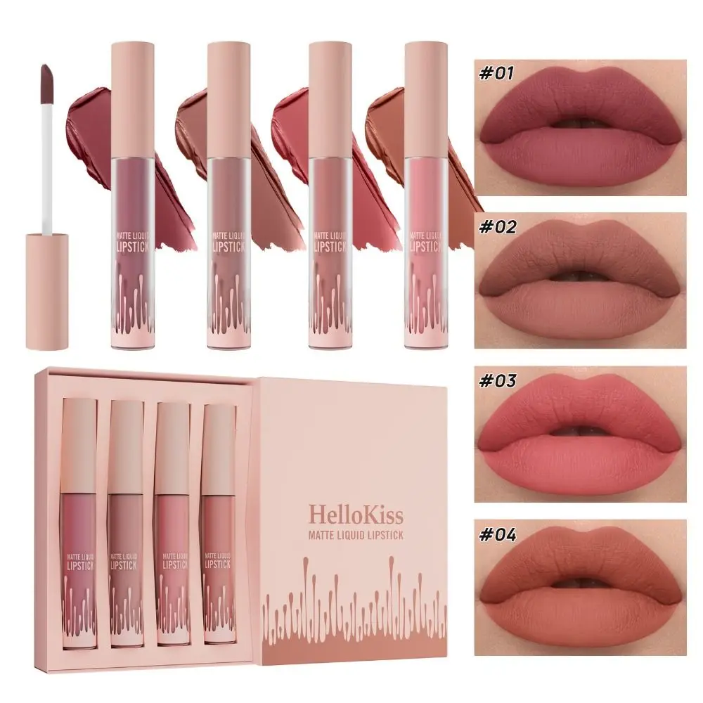 

Lip Care Soft Mist Matte Velvety Lip Glaze Easy To Color Long-lasting Matte Lipstick Waterproof Not Fading Liquid Lipstick Women