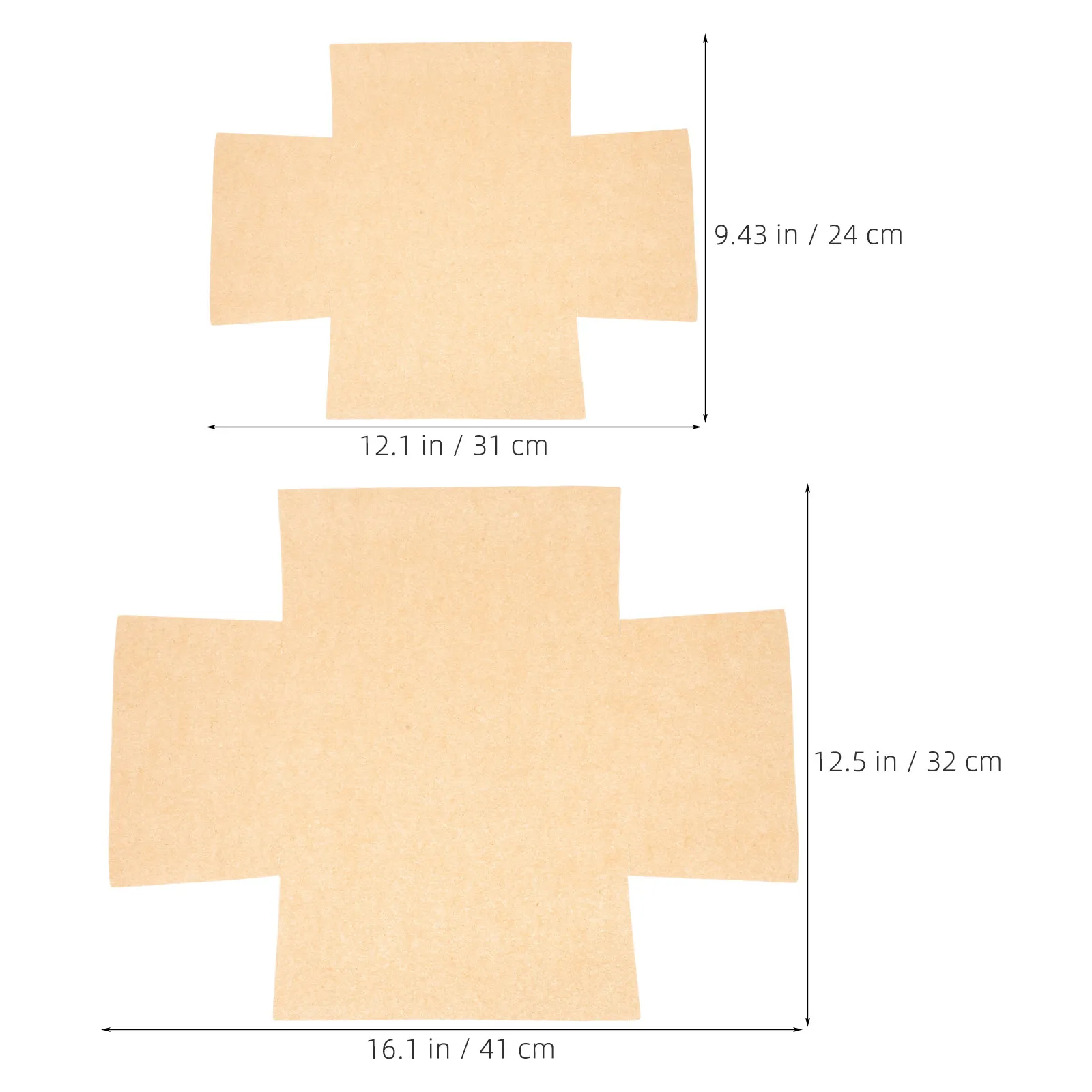 Unbleached Parchment Paper Loaf Pan Liners non-stick Loaf Pan Parchment Paper Bread Pan Liners Bread Toast Baking Paper 2 sizes