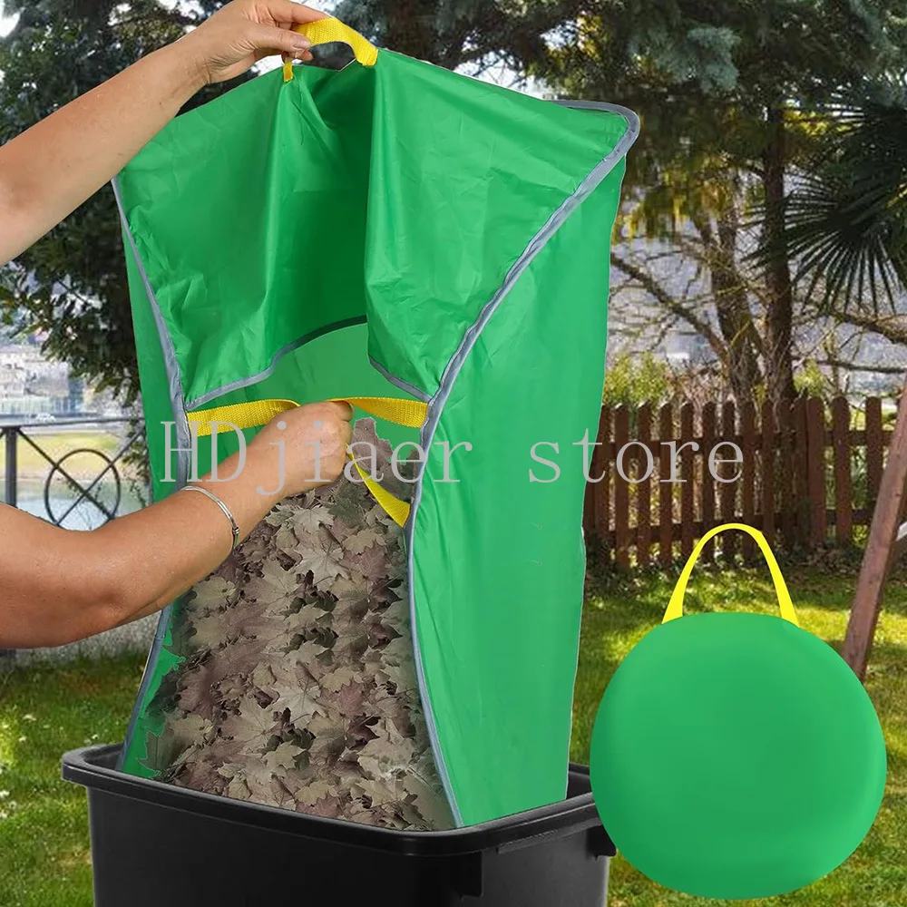 New Outdoor Gardening Foldable Reusable Fallen Leaf Collector Fallen Leaf Scooter Garden Leaf Bag