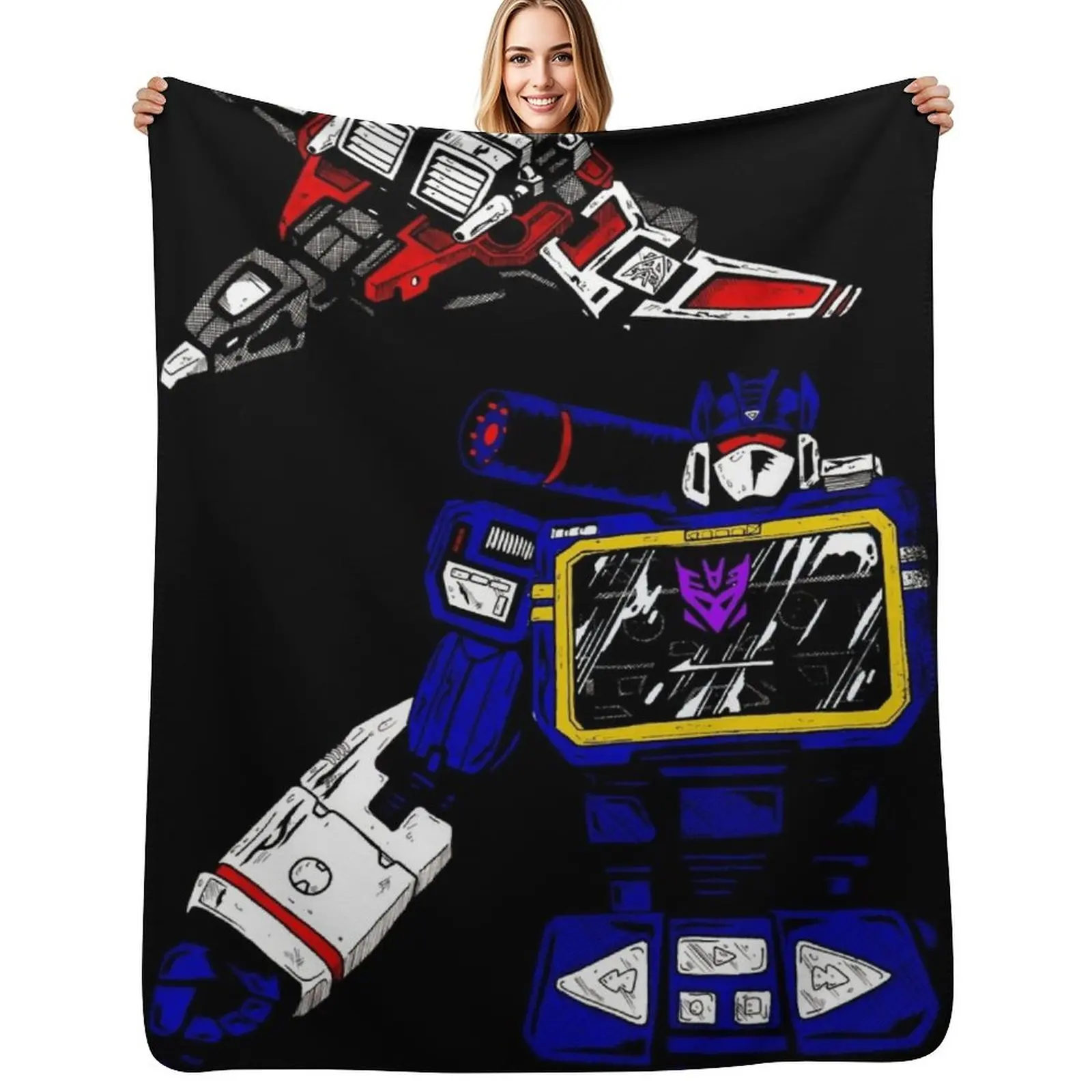 

soundwave Throw Blanket Furry Loose Blankets