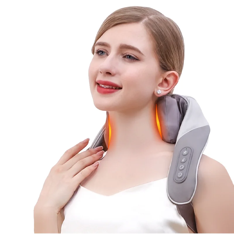 

Smart Neck & Shoulder Massager with Kneading Heating Pain Relief Health Care Equipment Relaxing Pillow