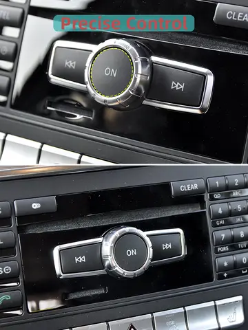 Front Center Console Radio CD Player Button Knob ON Button Switch Cap For Mercedes Benz W204 X204 W212 W207 W218 W166 W156 W176