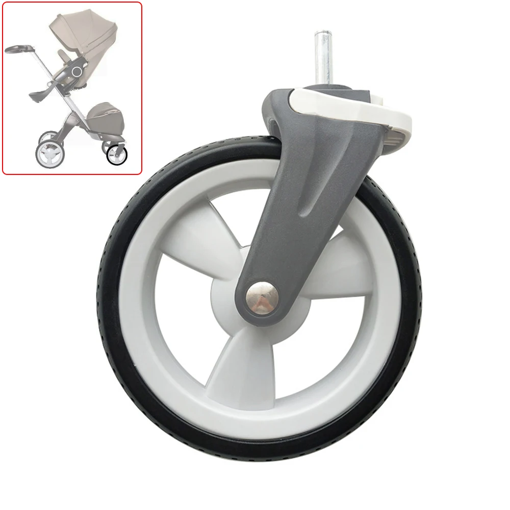 Baby Buggy Tire For Stokke Xplory V2/V3/V4/V5/V6/X Pushchair Front Wheel Tyre Tubeless PU Stroller Wheel Casing DIY Accessories