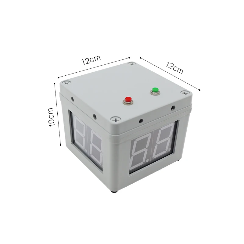 GANXIN Portable Touch Button Control Digital Countdown Timer Mahjong Chess Games Shot Clock for Texas Hold'em Poker Tournament