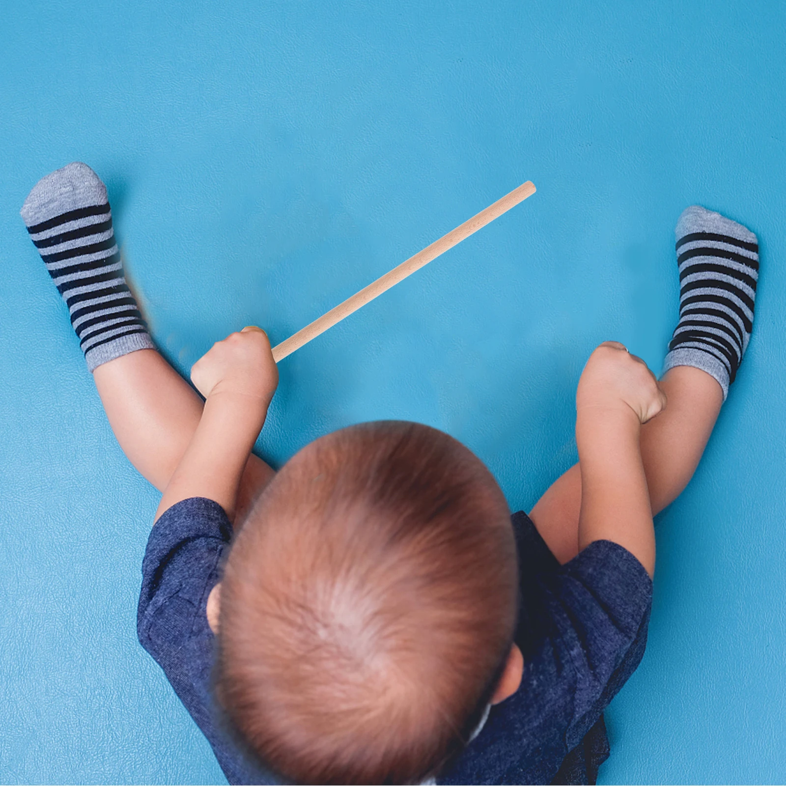 

10 Pcs Music Rhythm Stick Kids' Musical Instruments Children Toy Round DIY Rod for Sticks Wooden Enlightenment Toys
