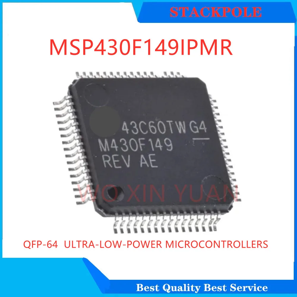 5pcs MSP430F149IPMR MSP430F149 M430F149 MSP430 QFP-64  ULTRA-LOW-POWER MICROCONTROLLERS