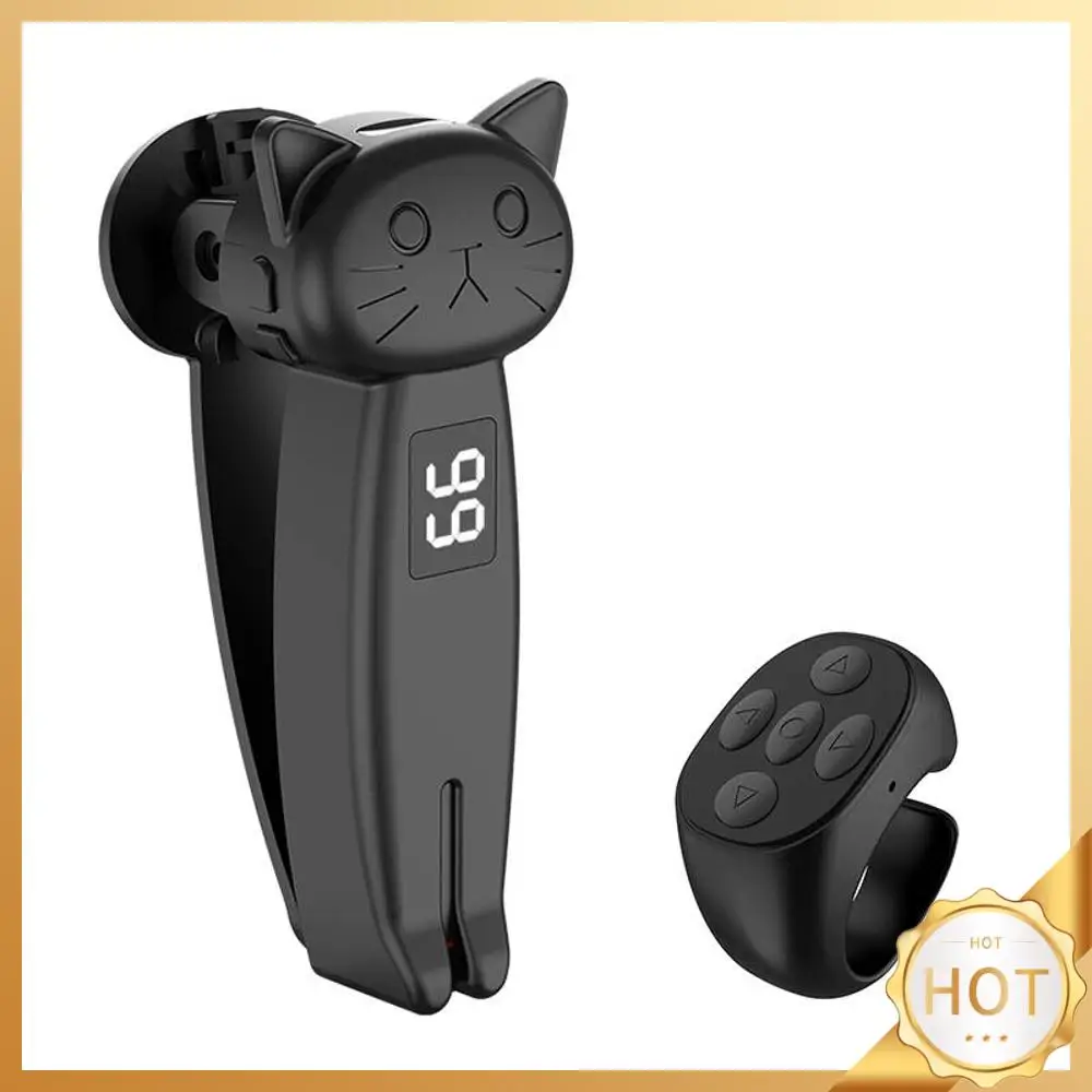 E-Reader Controller Bluetooth-Compatible 5.3 Phone Screen Device Phone Apps Speed Clicker Ring for TikTok for Kindle Paperwhite