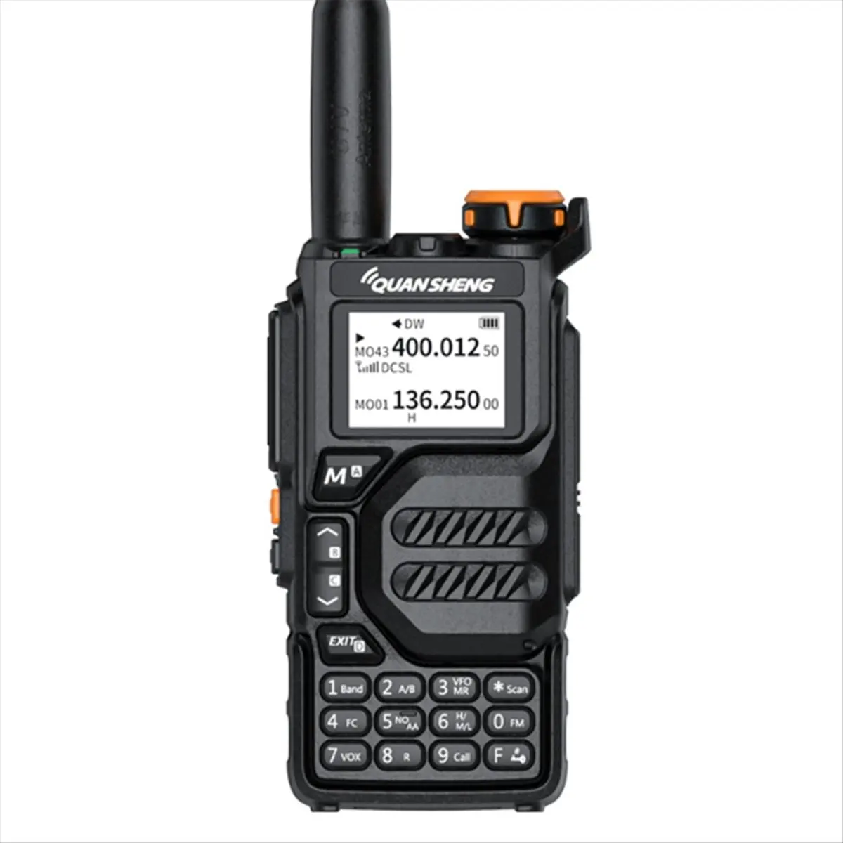 A59E  UVK5 Walkie Talkie Professional Civil Outdoor Go on Road Trip UV Multi-Frequency Full-Length Handheld Walkie