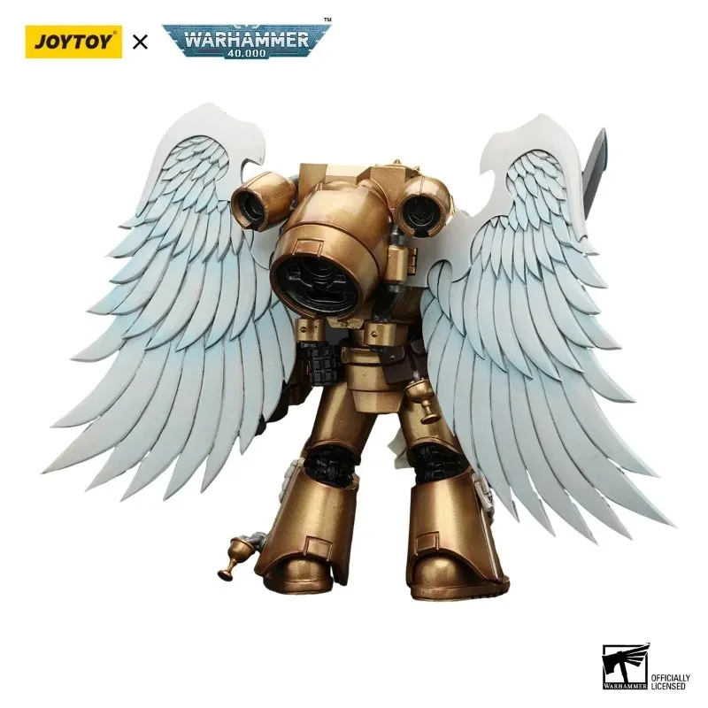 [IN STOCK] JOYTOY 1/18  Warhammer 40K Blood Angels Sanguinary Guard Anime Action Figure Military Model Boy Christmas Gift toy