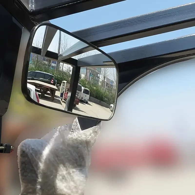 1pc Caravan Motorhome Rearview Mirror Tractor Trailer Wide Angle Broad Vision Square Rearview Mirror Campervan RV Accessory view 4