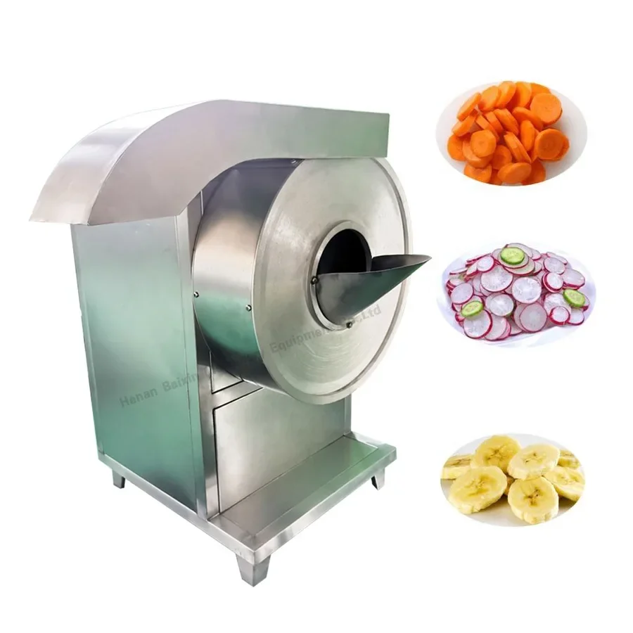 Industrial Vegetable Potato Chips Cutter Commercial Leaf Plantain Chips Food Cutting Machine
