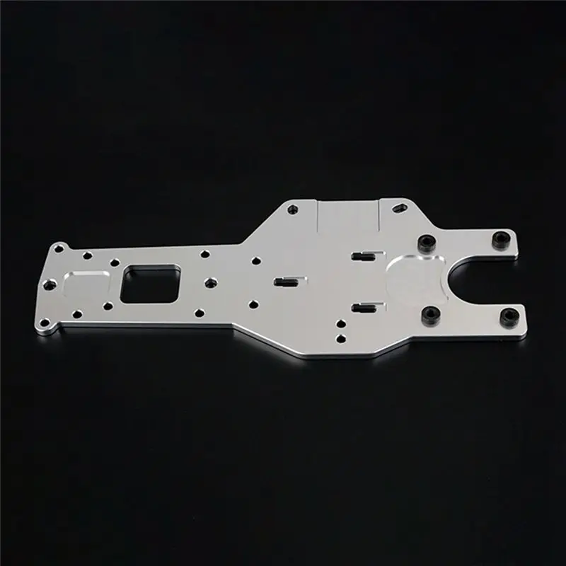 

Component CNC Metal Thickening Lathe Rear Floor for 1/5 HPI ROFUN BAHA KM ROVAN BAJA 5B 5T 5SC TRUCK TOYS PARTS,Silver